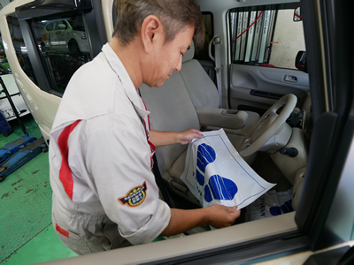 大事なお車は大切に扱います